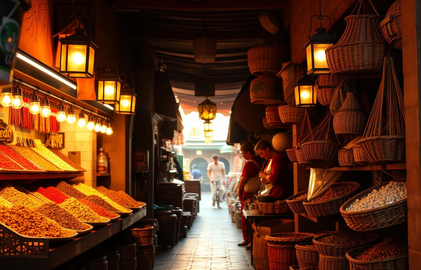 Marrakech medina souks