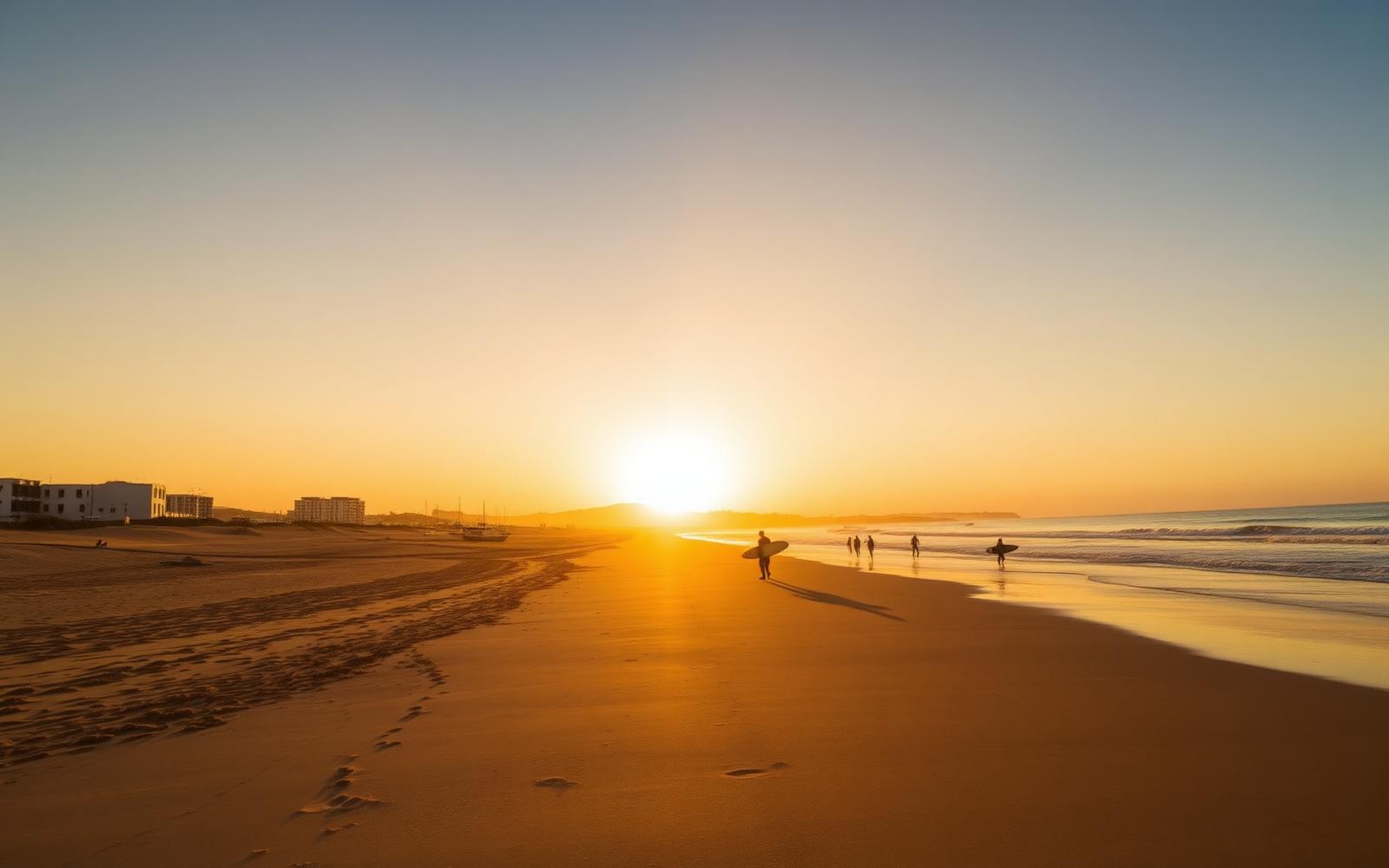 Agadir coastline at sunset — destination inspiration