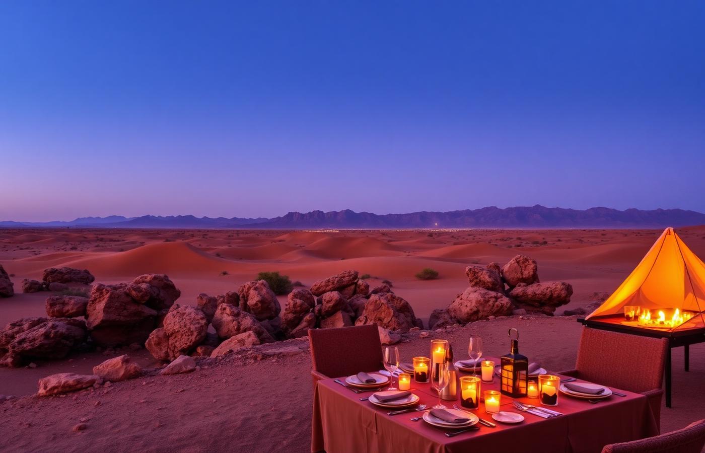 Agafay desert dinner near Marrakech